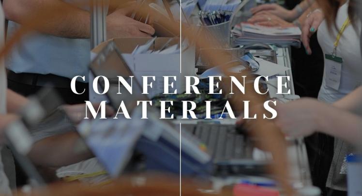 Offer > Conference materials
